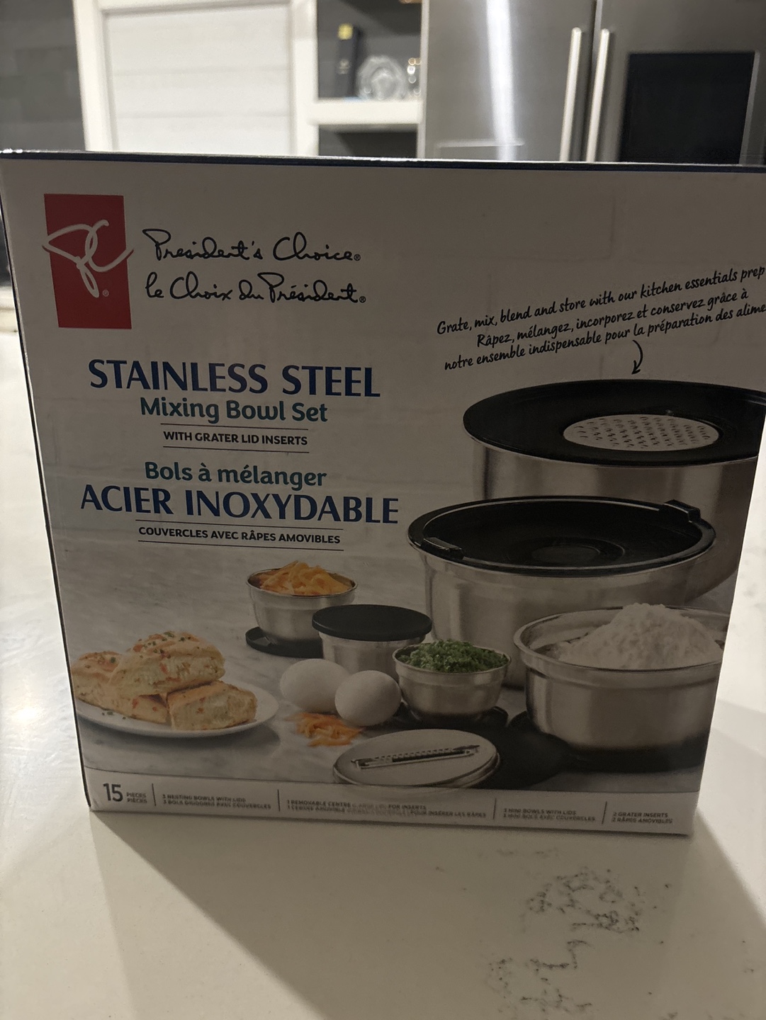 President's Choice Stainless Steel Mixing Bowl Set