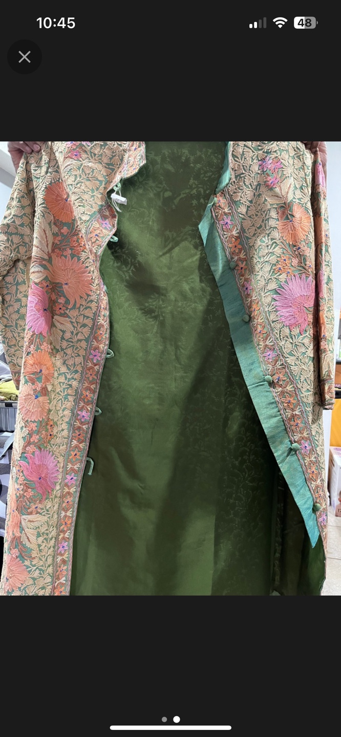 Vintage Floral Embroidered Robe - photo 2