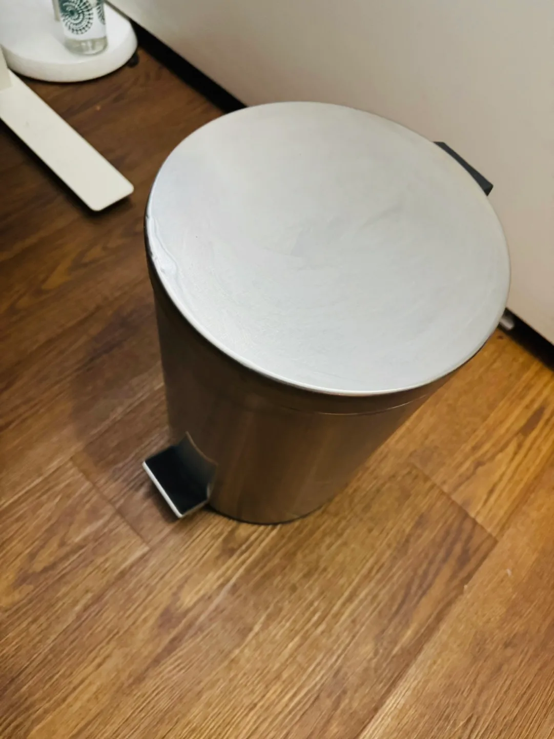 SMALL Stainless Steel Step Can / trash bin / garbage bin image indicator(2)