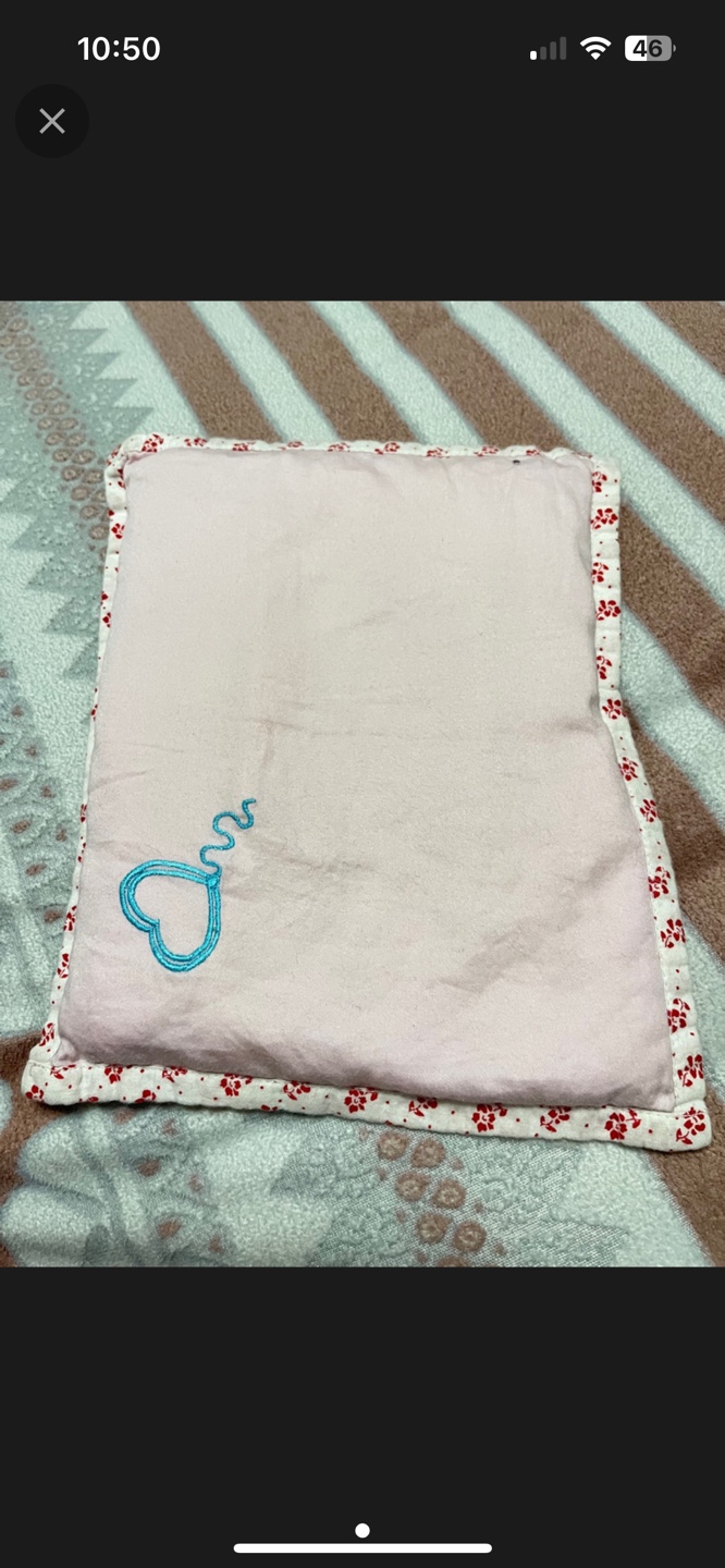 Pink Baby rice Pillow with 2 pillow cases
