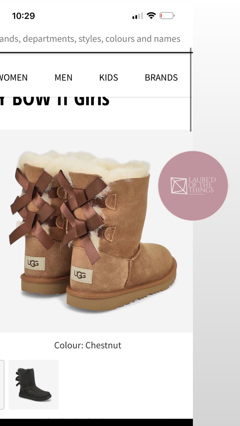 UGG Women's Chestnut Bow Boots
