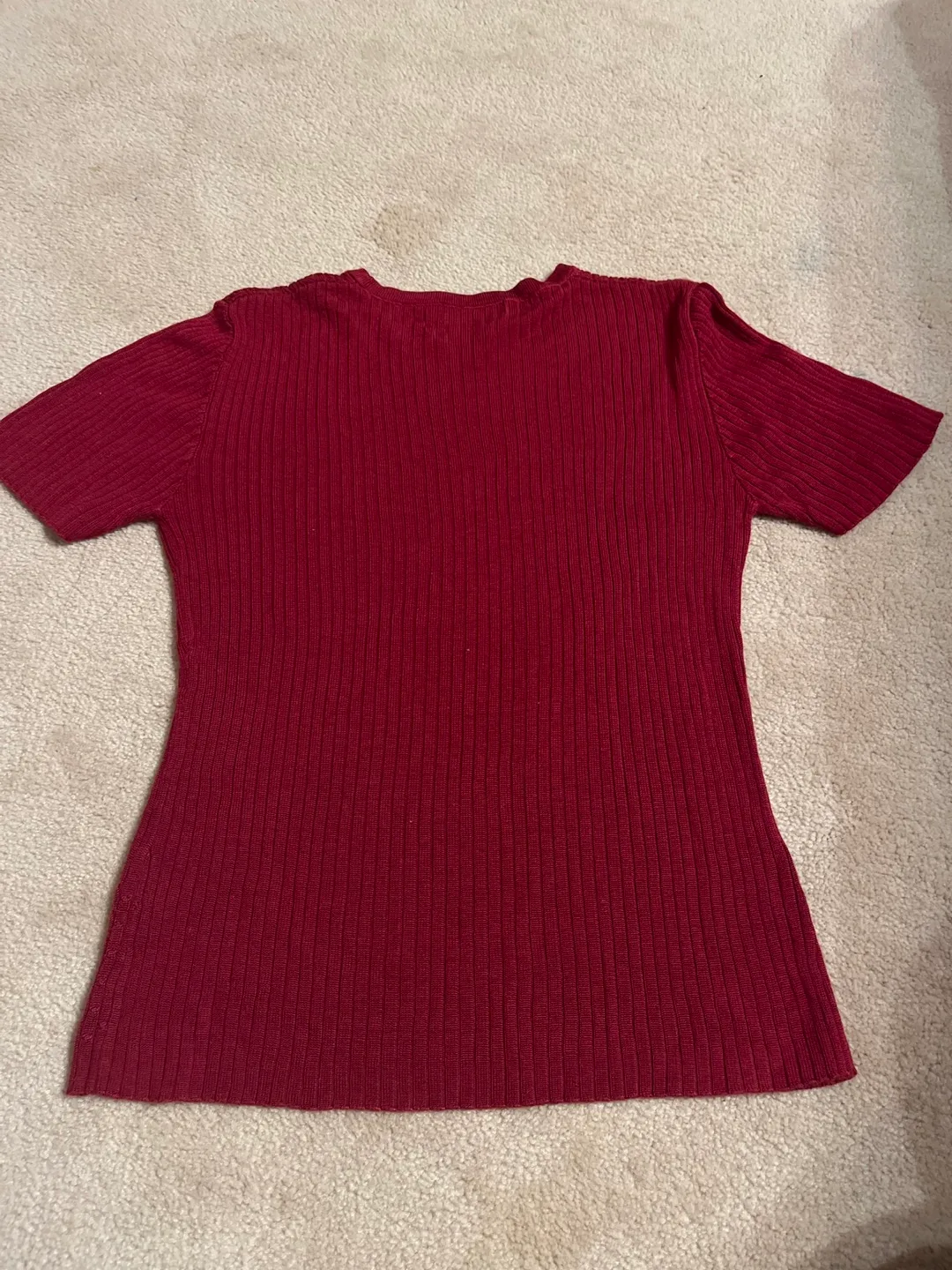 Laura Petites Red Knit Top image indicator(3)