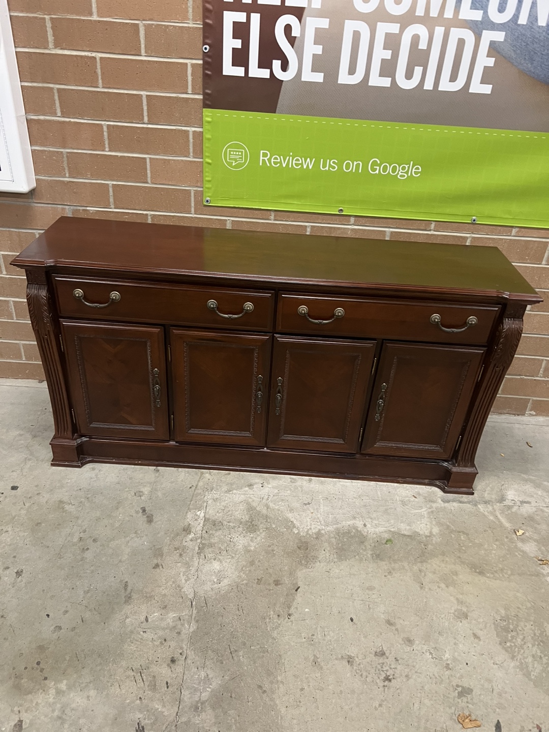 Wood Buffet Cabinet - photo 2