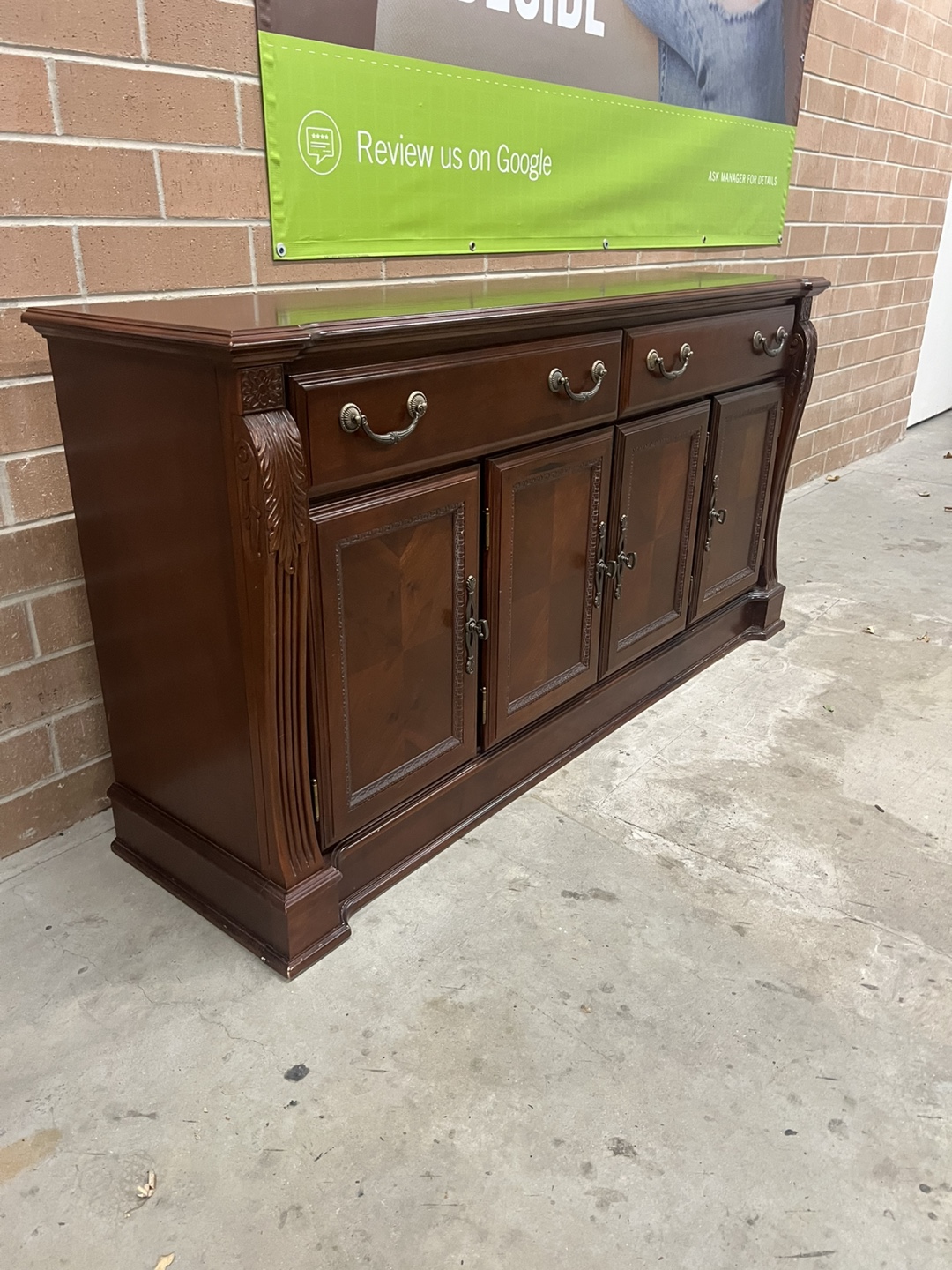 Wood Buffet Cabinet - photo 3