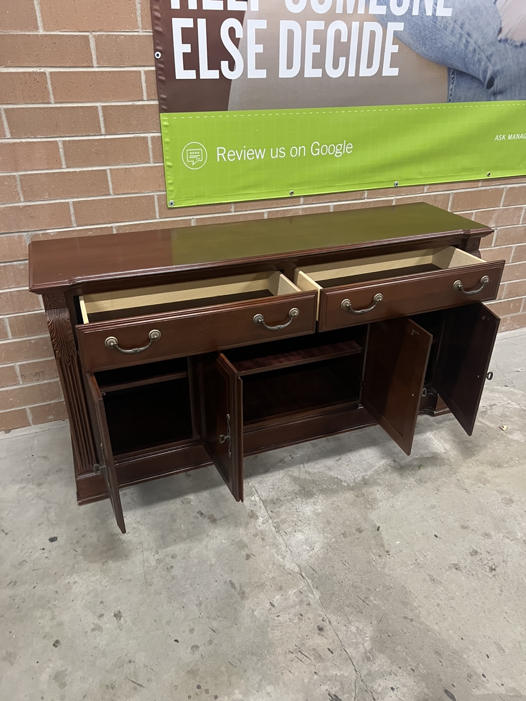 Wood Buffet Cabinet - photo 4