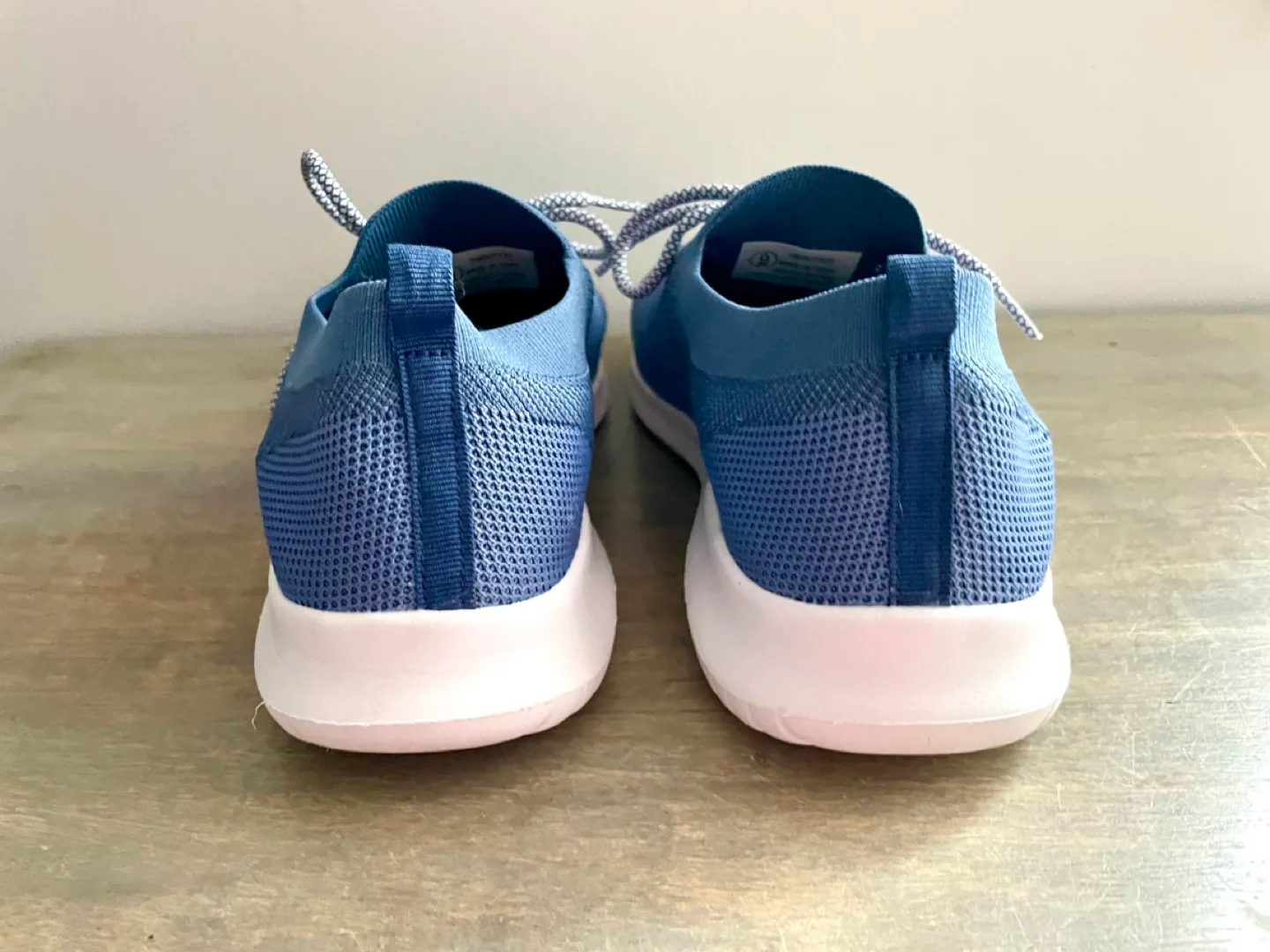 Athletic Works Blue Lightweight Memory Foam Knit Sneakers image indicator(4)