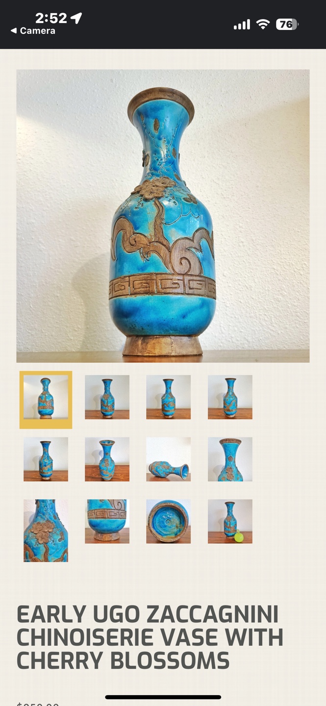 Ugo Zaccagnini  Vase - photo 2