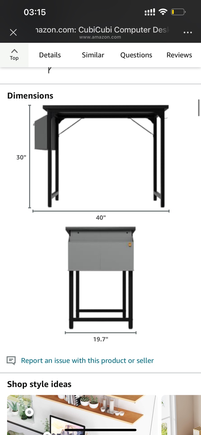 Computer Desk 40'' - photo 3