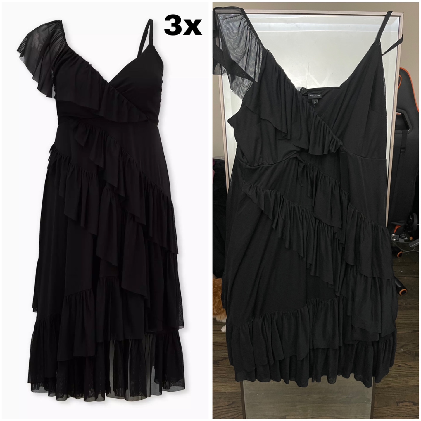 Torrid ruffled dress
