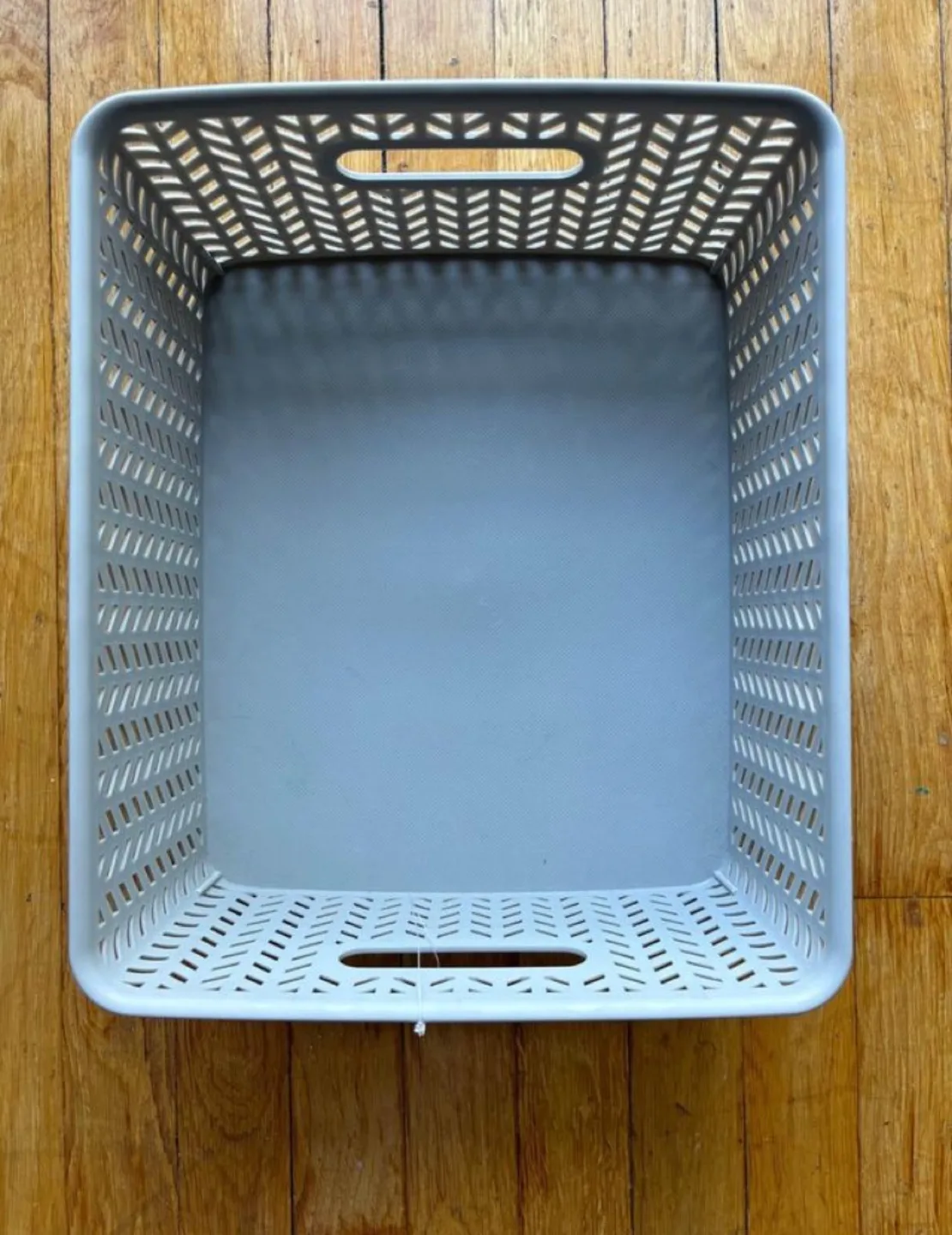 Basketweave Plastic Storage Basket image indicator(5)