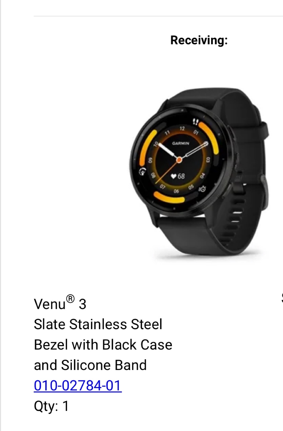 Garmin Venu 3 Smartwatch - photo 4
