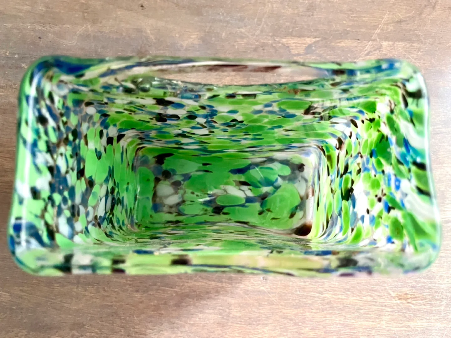 5” Art Glass Shopping Bag Vase image indicator(4)