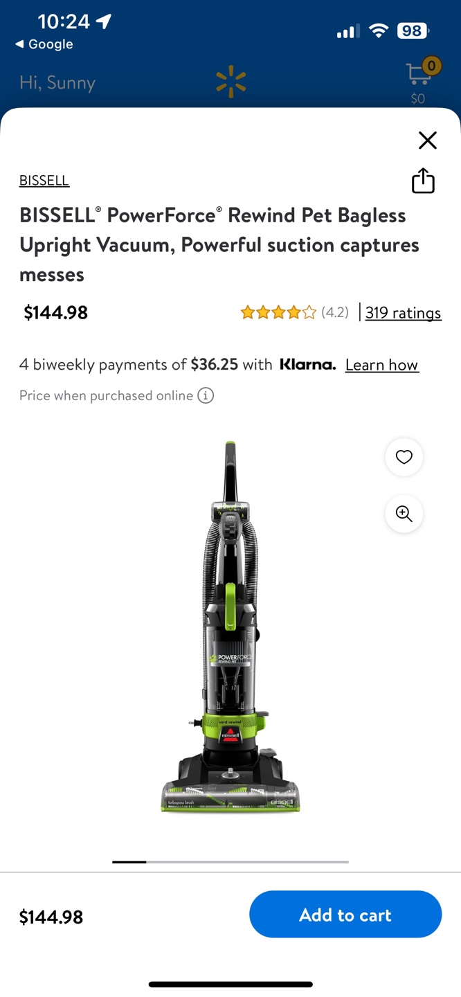 Bissell PowerForce Rewind Pet Bagless Upright Vacuum - photo 4