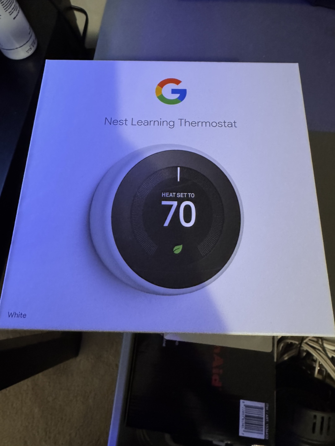 Google Nest Learning Thermostat - White