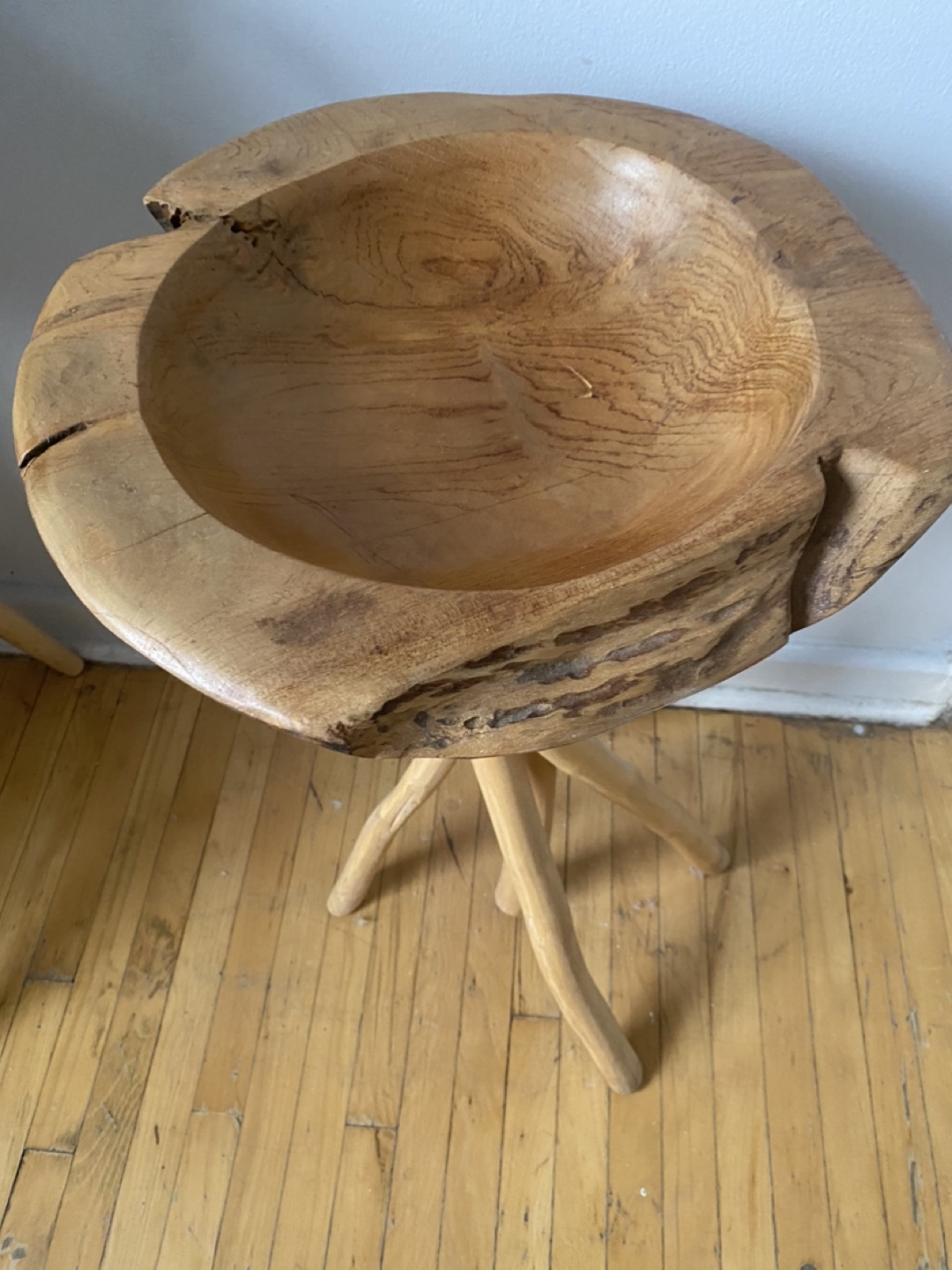 Wooden Bowl Stand