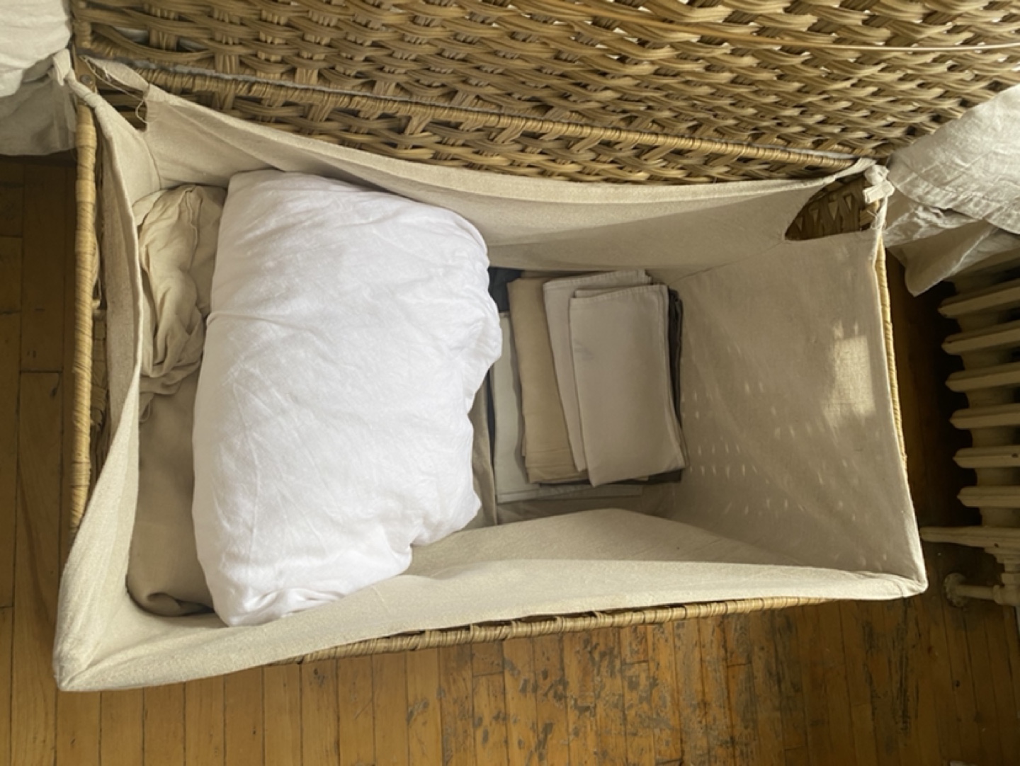 Large Wicker Storage Basket - photo 3