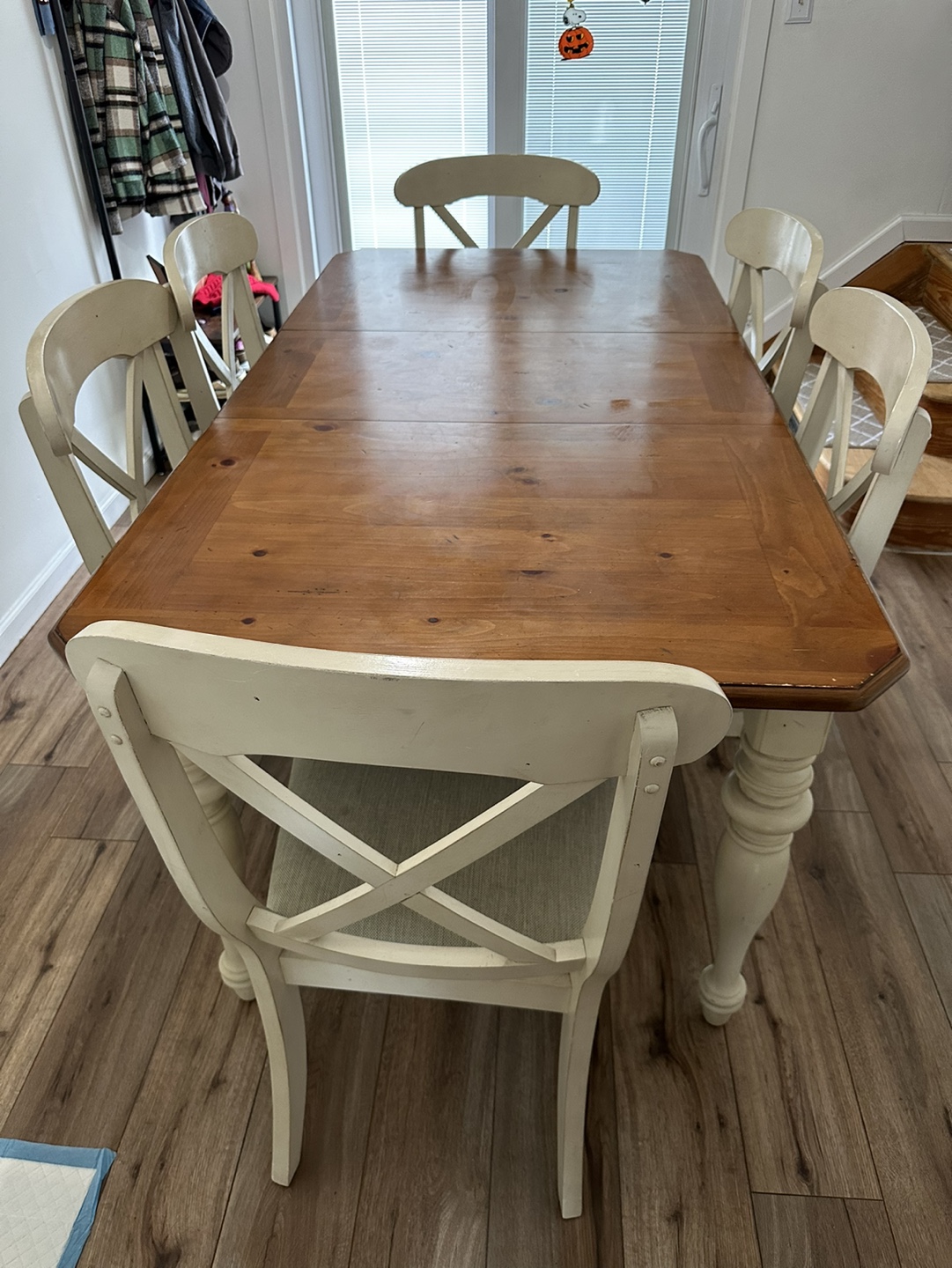 Raymour & Flanigan 7 piece dining set