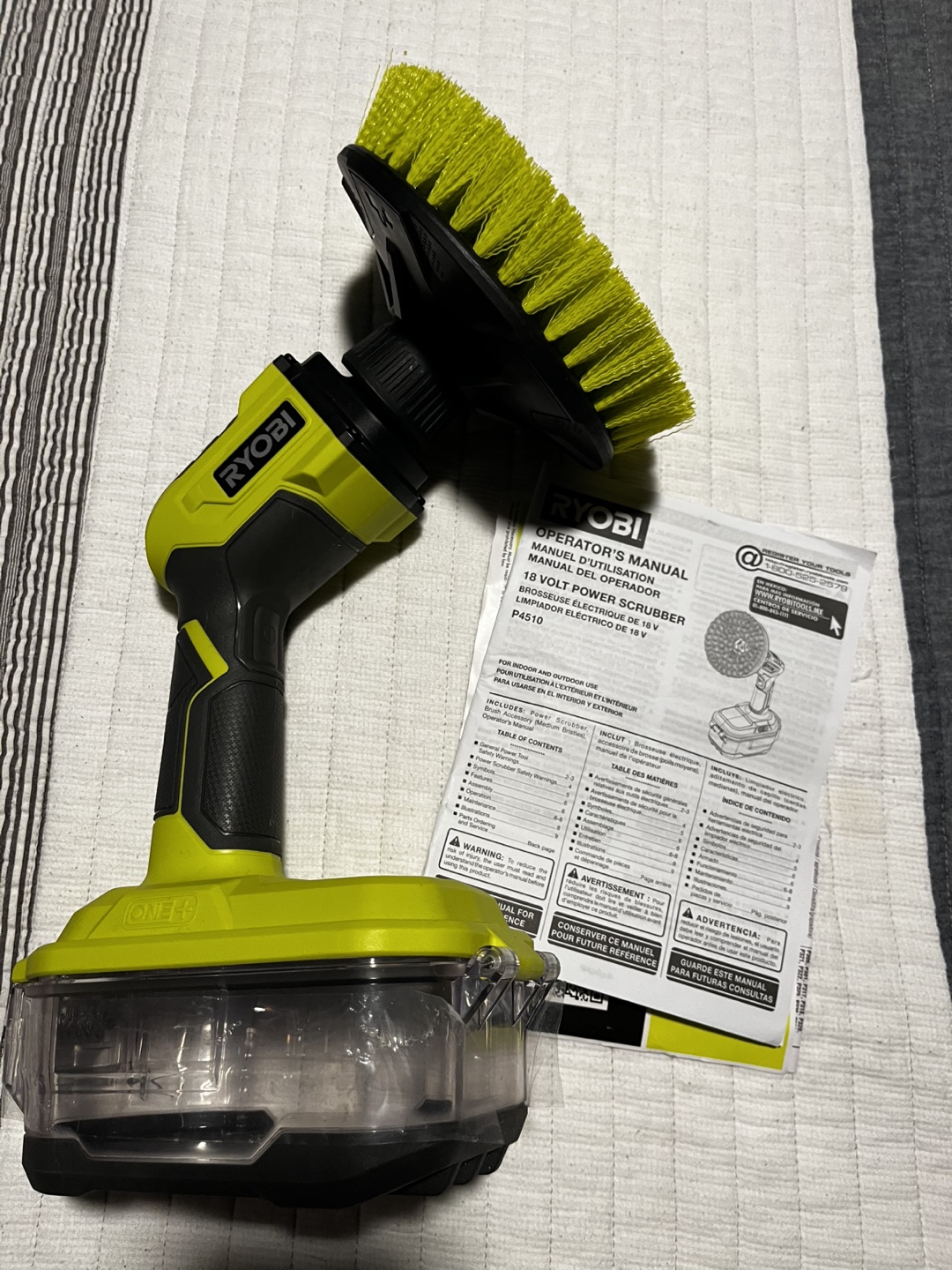 Ryobi 18V Cordless Power Scrubber