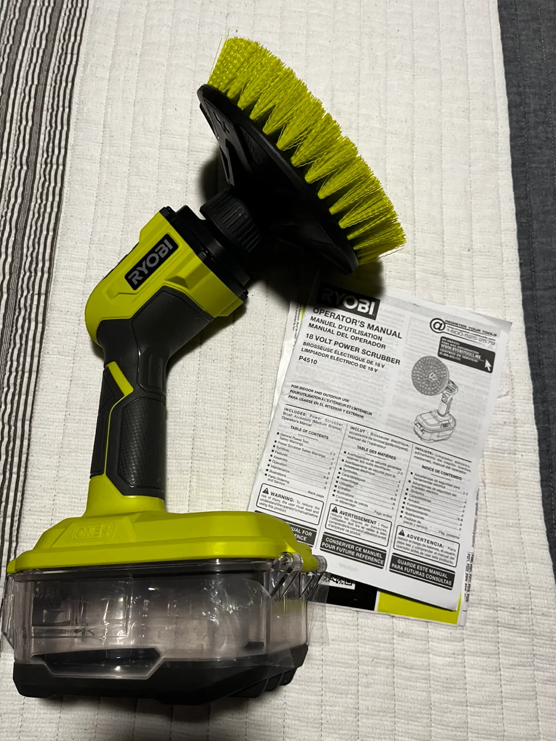 Ryobi 18V Cordless Power Scrubber thumbnail