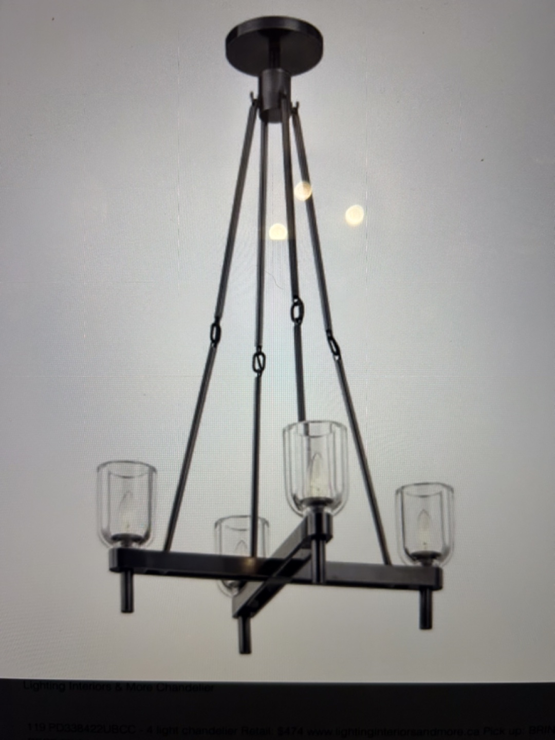 4 Light Chandelier