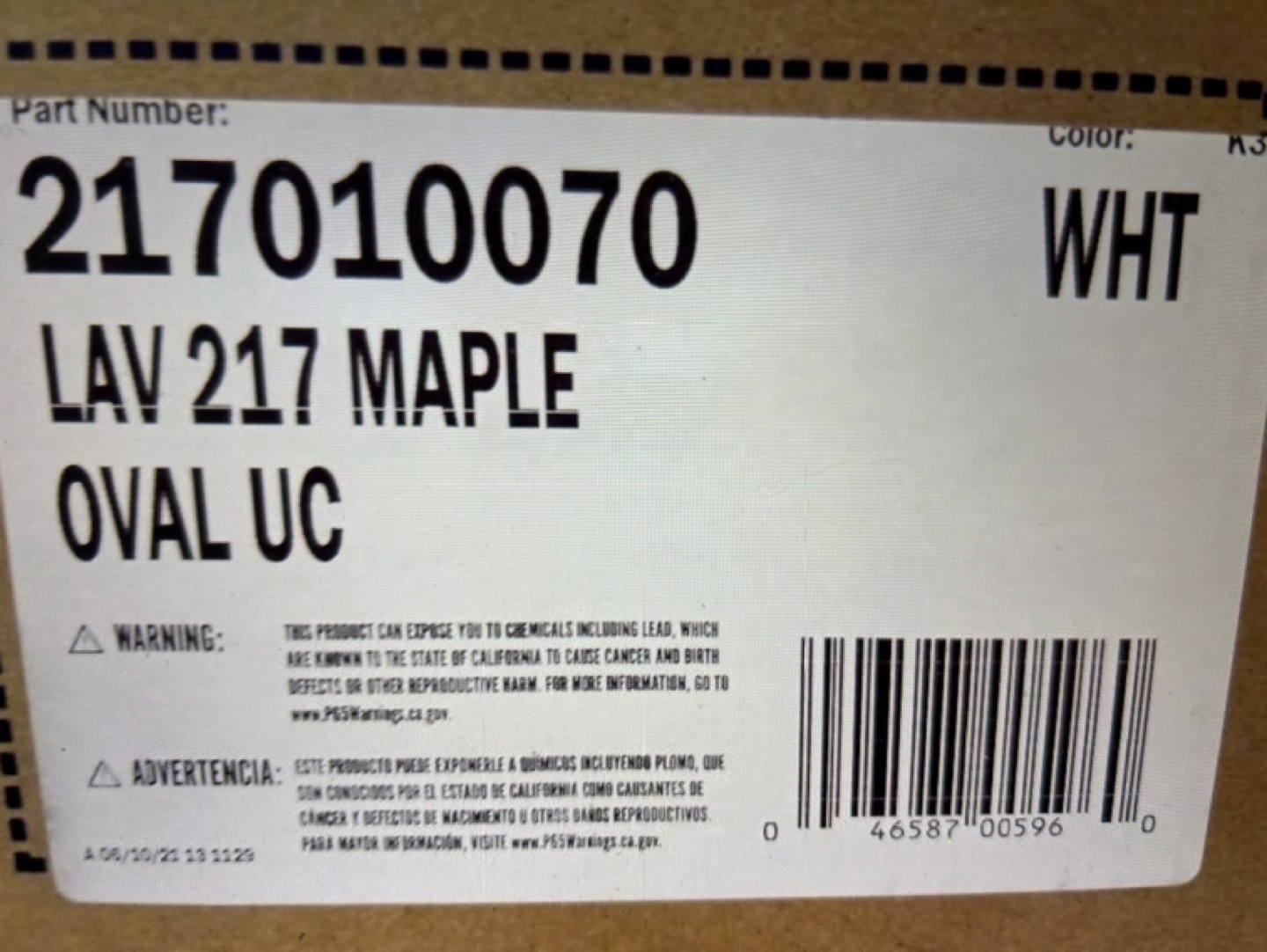 New Lav 217 Maple Oval Undercounter Bathroom Sink - photo 3