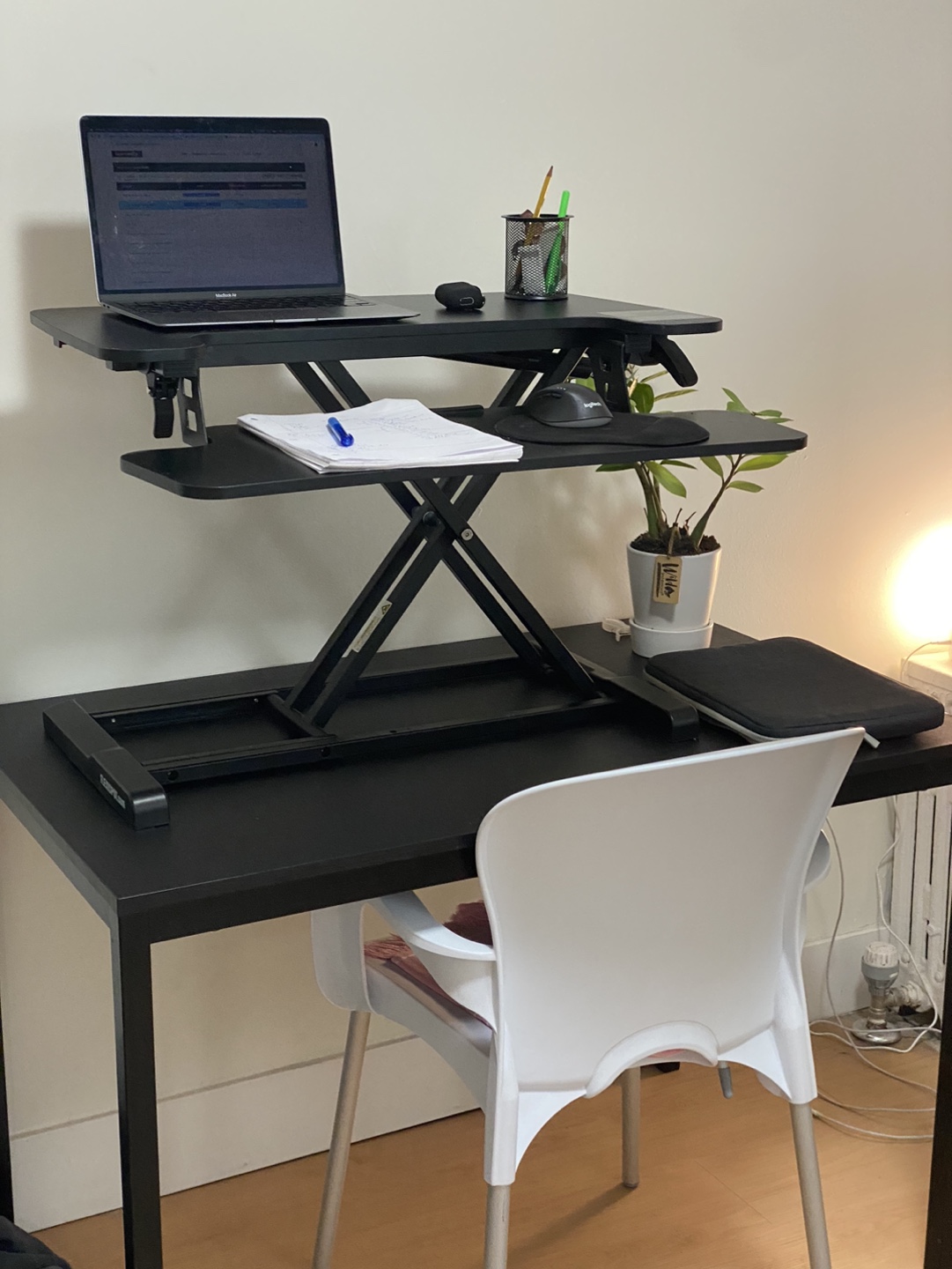 Stand up desk converter