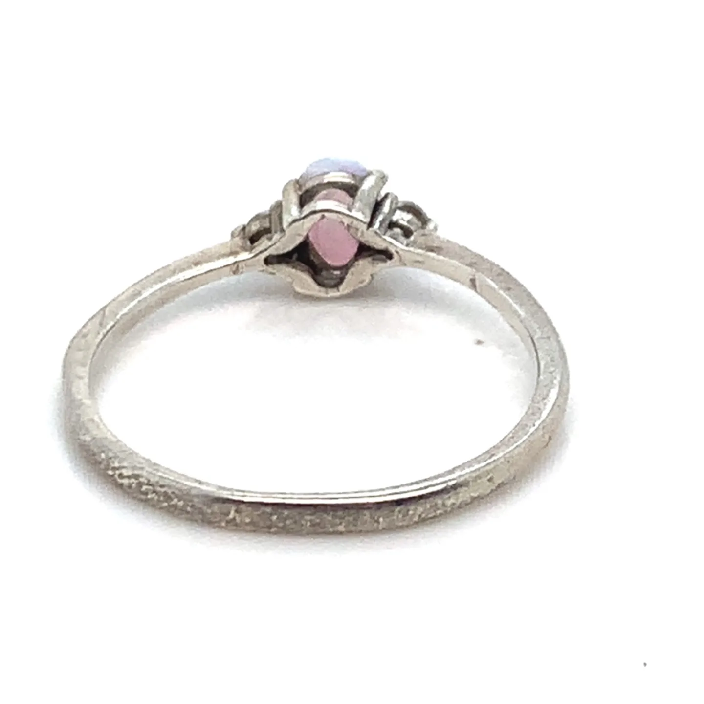 Silver 925 Genuine Fire Opal Ring image indicator(5)