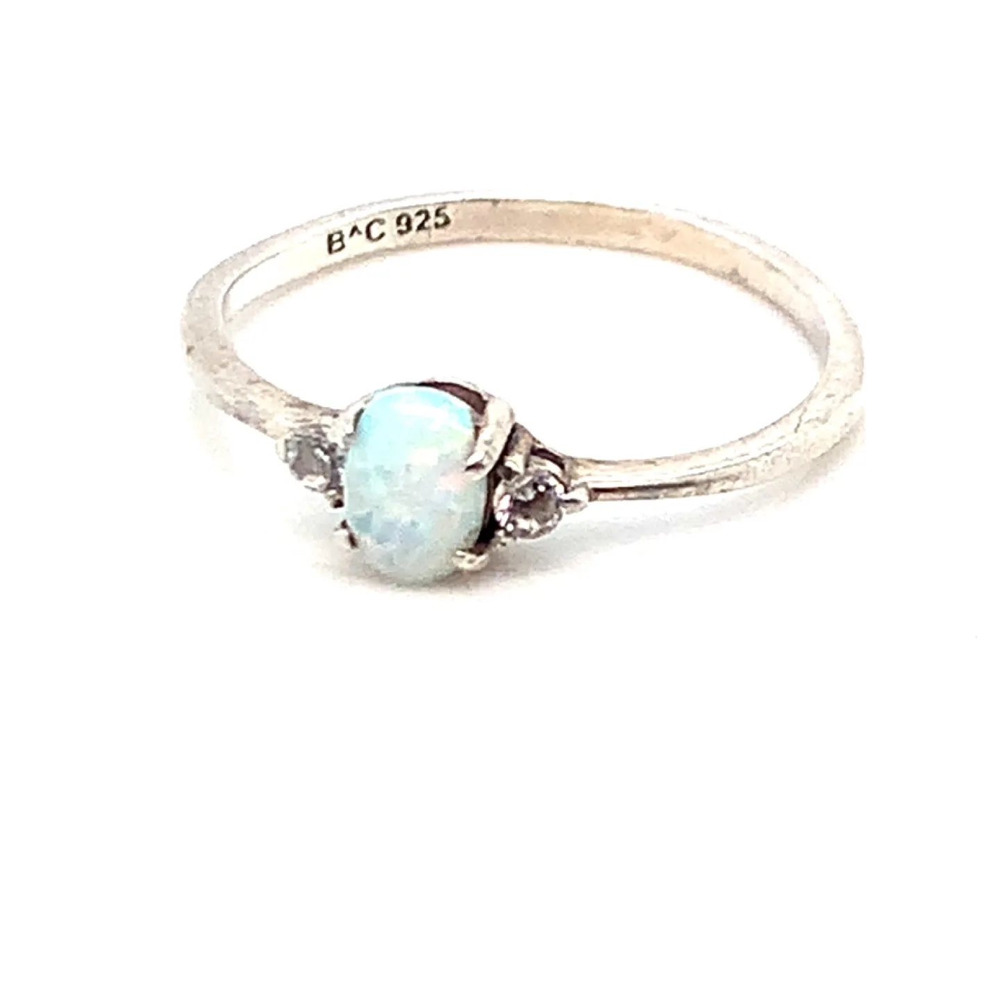 Silver 925 Genuine Fire Opal Ring image indicator(3)