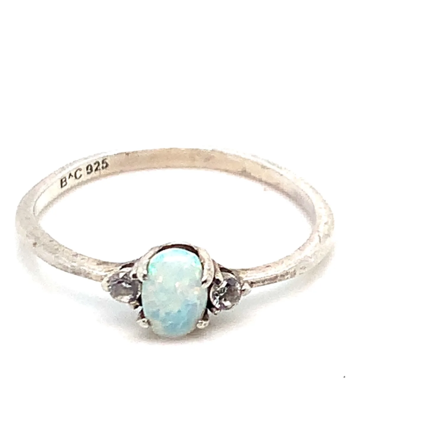 Silver 925 Genuine Fire Opal Ring image indicator(2)