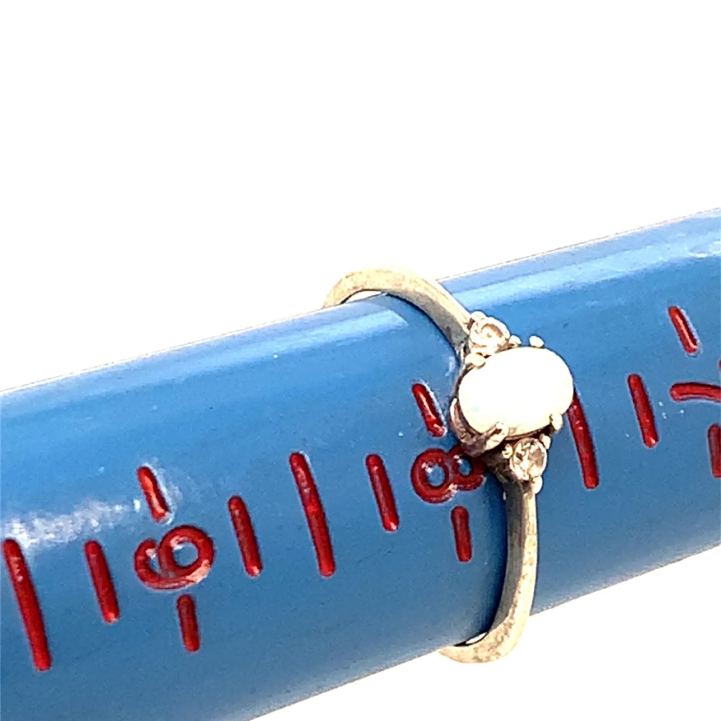 Silver 925 Genuine Fire Opal Ring image indicator(6)