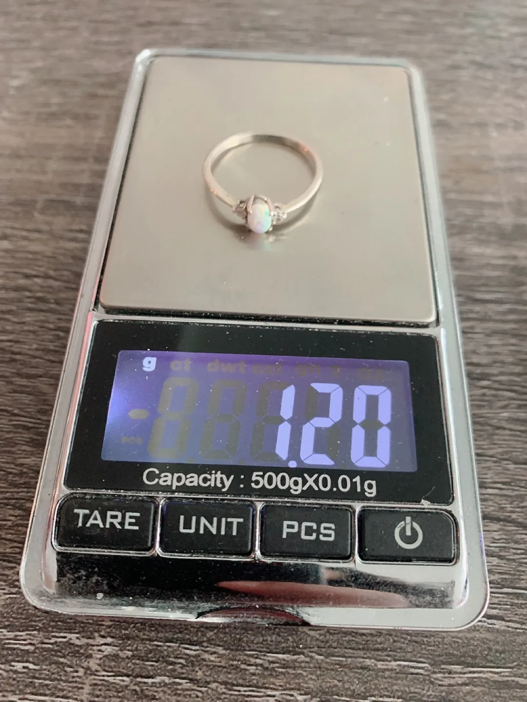 Silver 925 Genuine Fire Opal Ring image indicator(7)