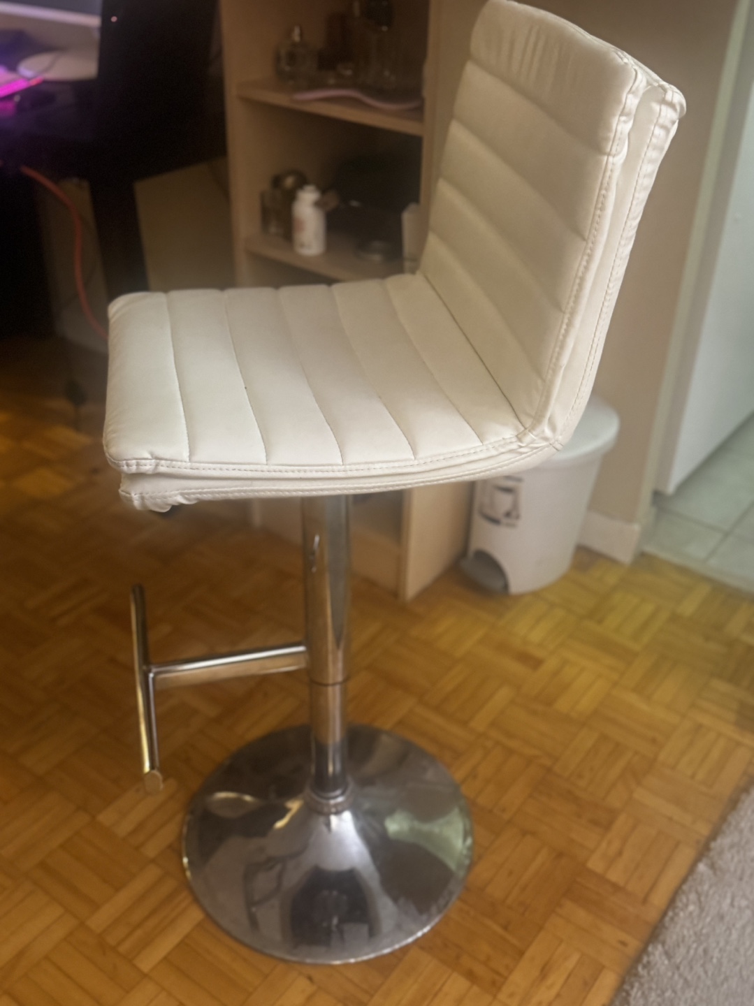 White Bar Stool