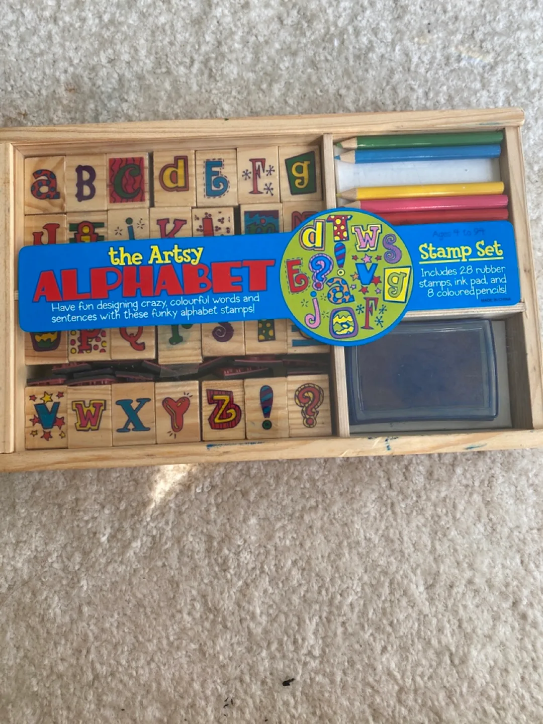 The Artsy Alphabet Stamp Set thumbnail