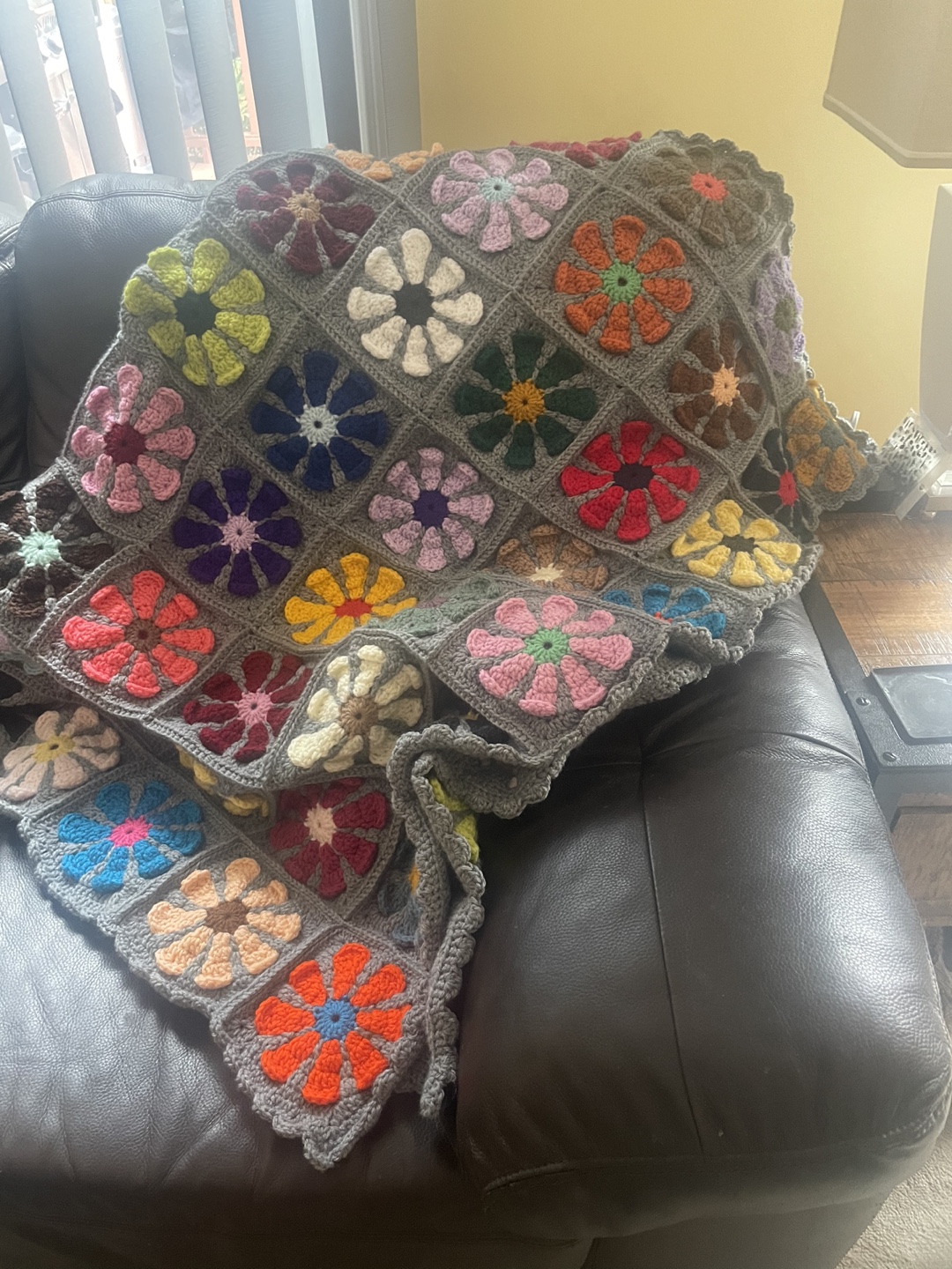 Handmade Crochet Throw Blanket
