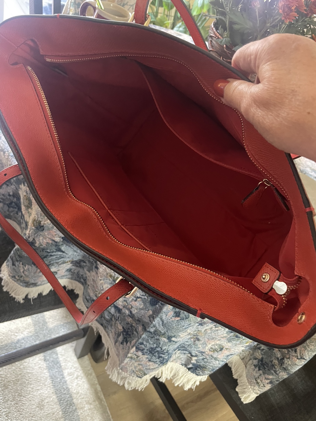 Coach Red Tote Bag - photo 3