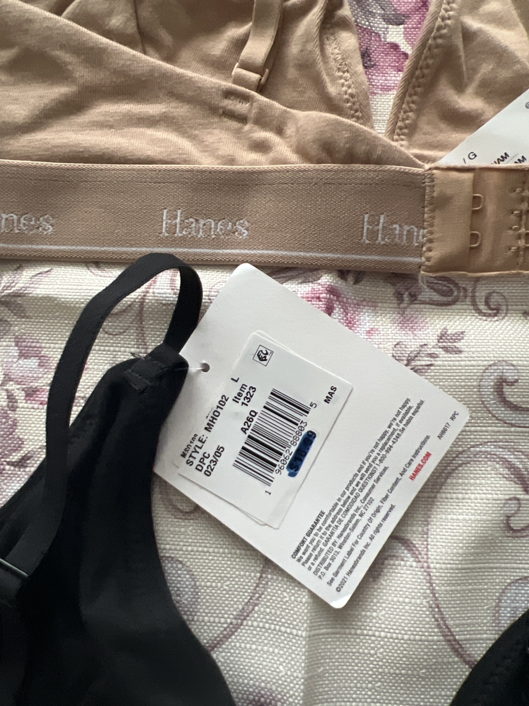 Hane's Originals Triangle Bras (2 Pack) - photo 3