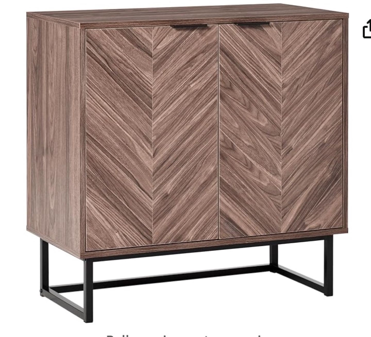 Modern Cabinet with Chevron Design