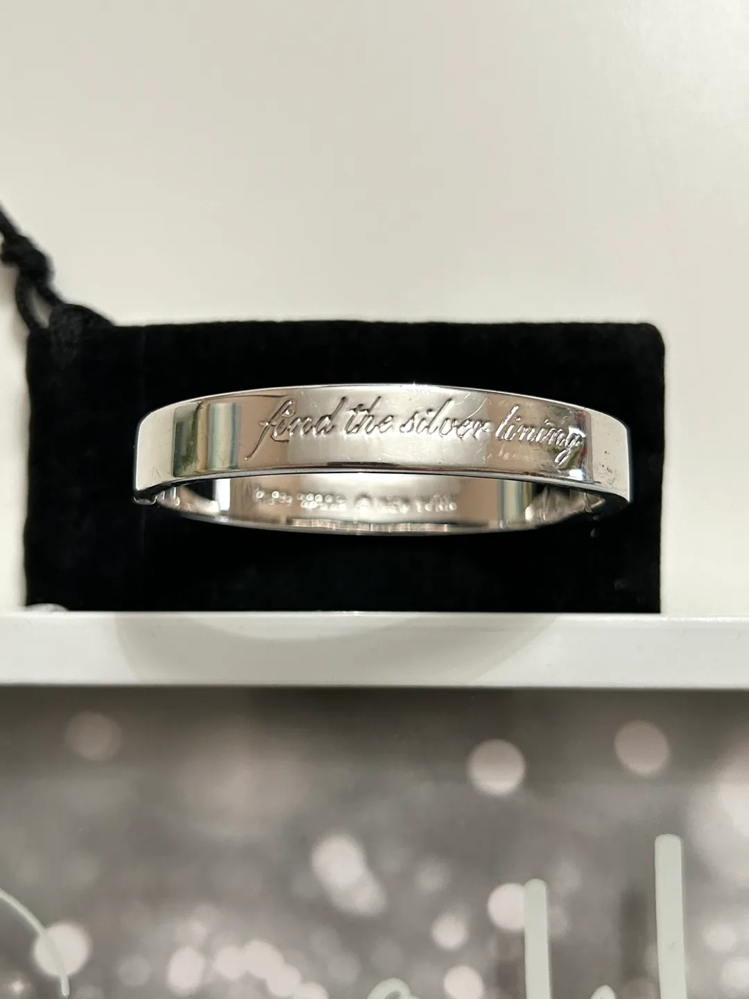 Kate Spade Silver Bangle Bracelet thumbnail