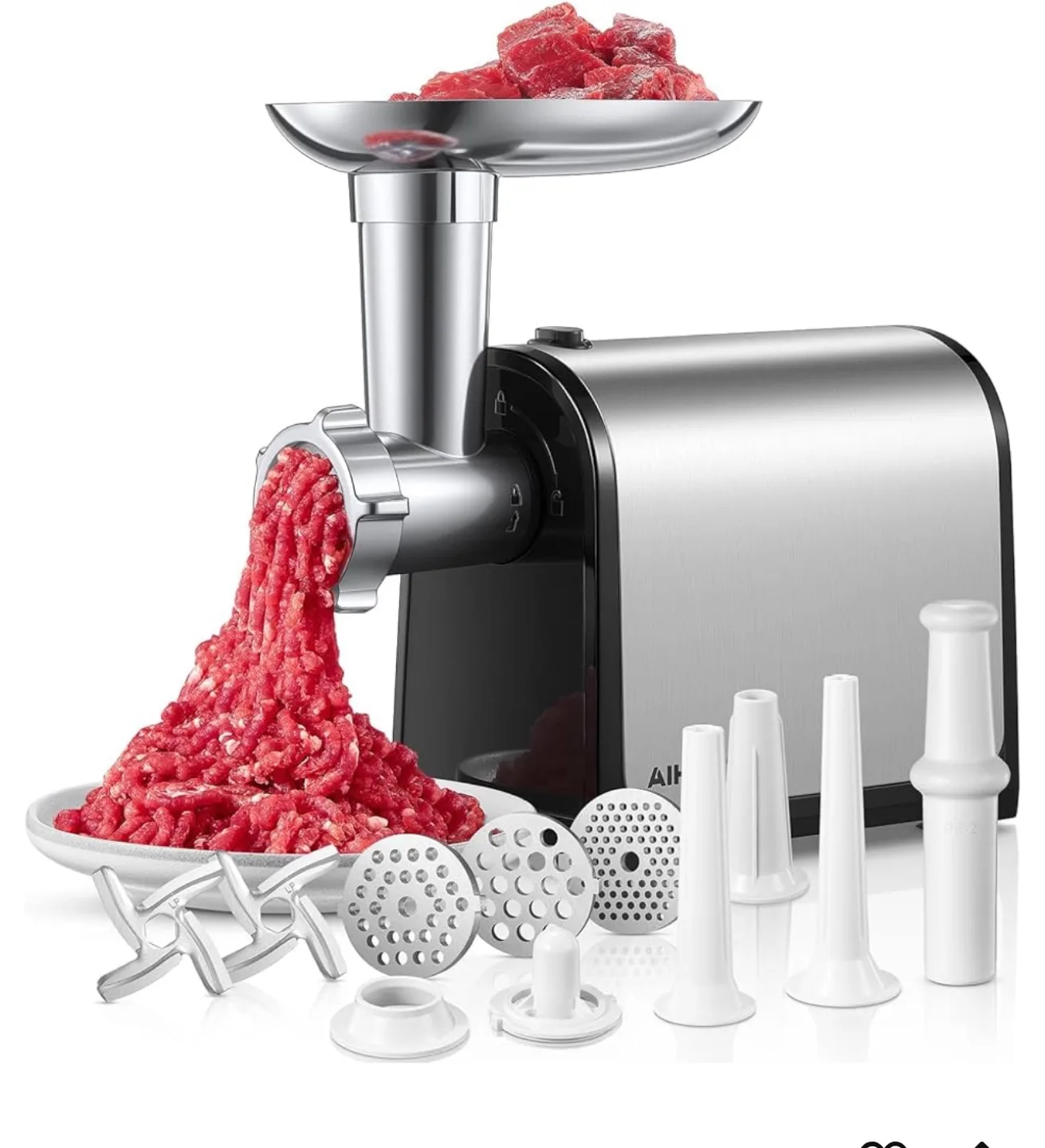 Electric Meat Grinder with Sausage Stuffer thumbnail