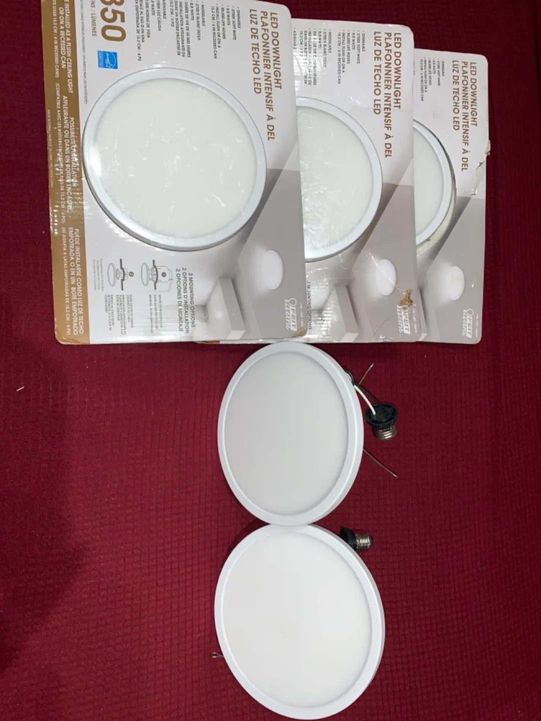 5 Feit Electric 6 in White Round Flush Mount image indicator(2)