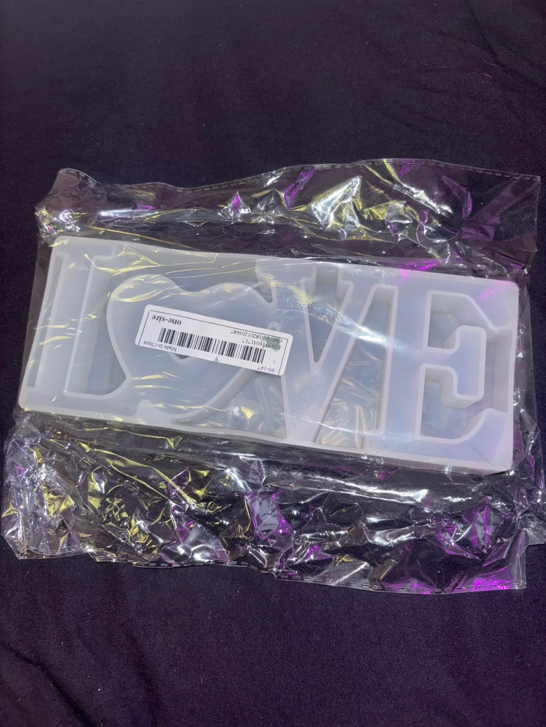 Silicone “LOVE” Mold For Resin & More thumbnail