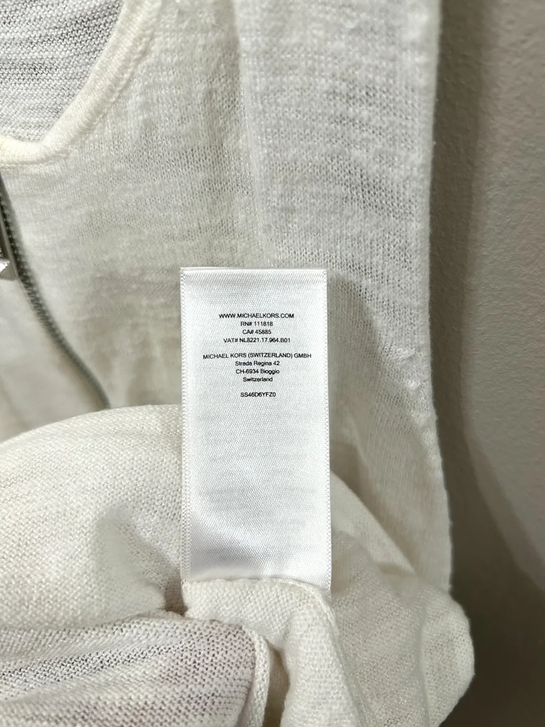 Michael Kors Zipper detail Tank image indicator(7)