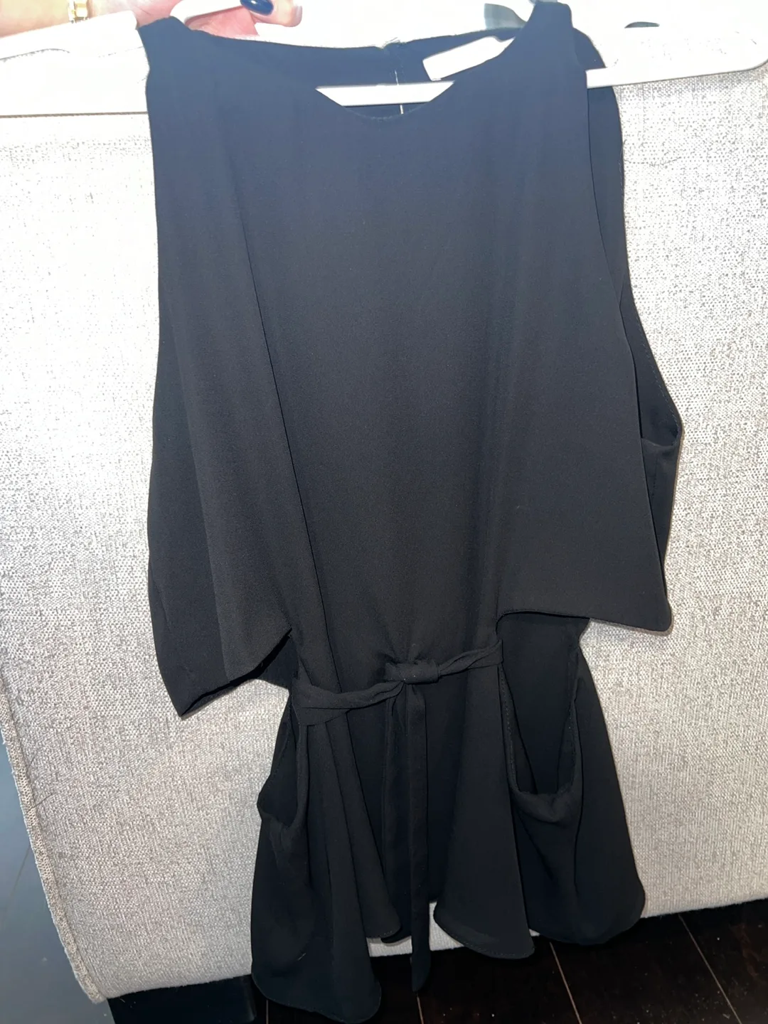 Zara black blouse image indicator(4)