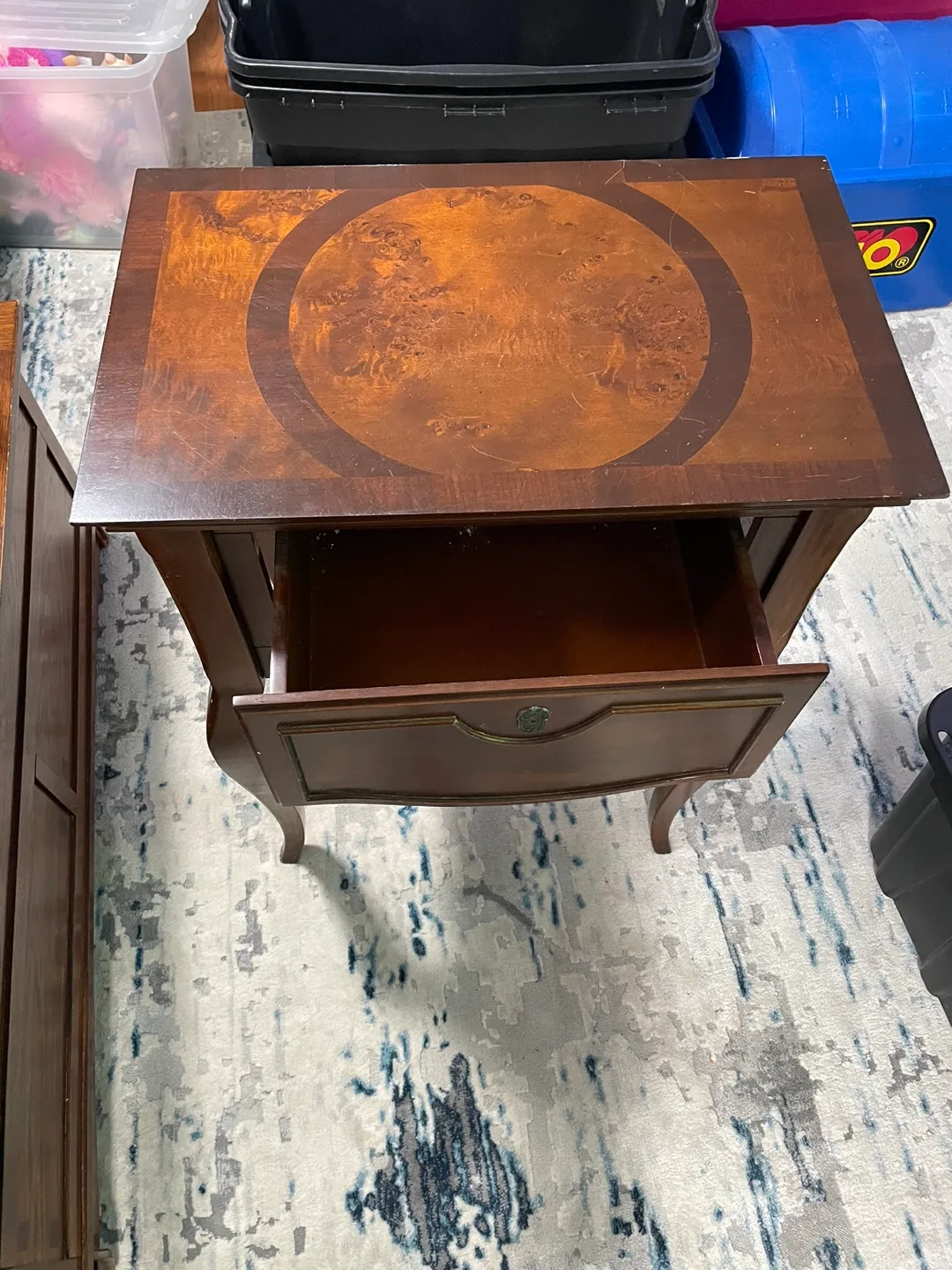 Bombay Wooden End Table with Drawer image indicator(3)
