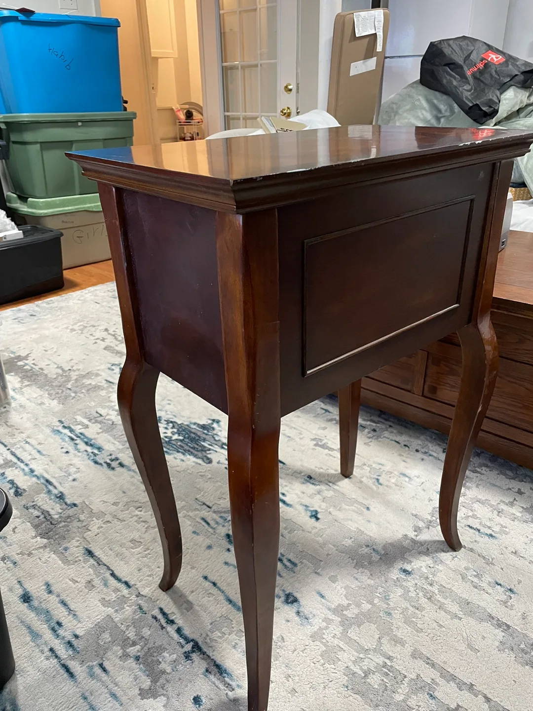 Bombay Wooden End Table with Drawer image indicator(2)