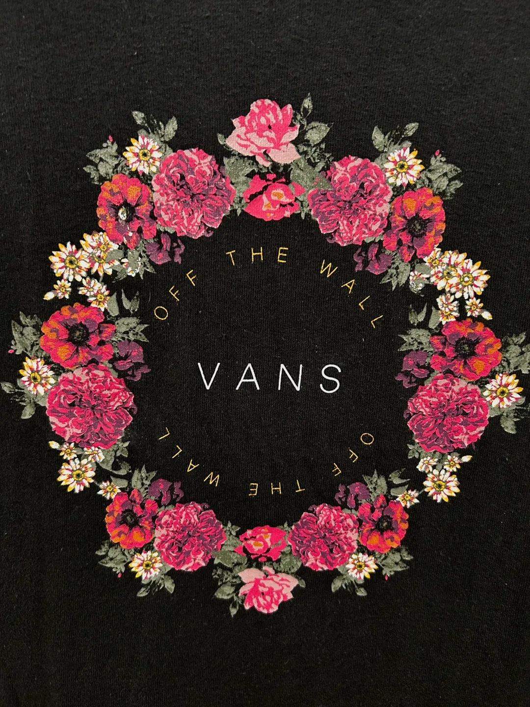 Vans Off The Wall Floral T-Shirt - Like New image indicator(2)