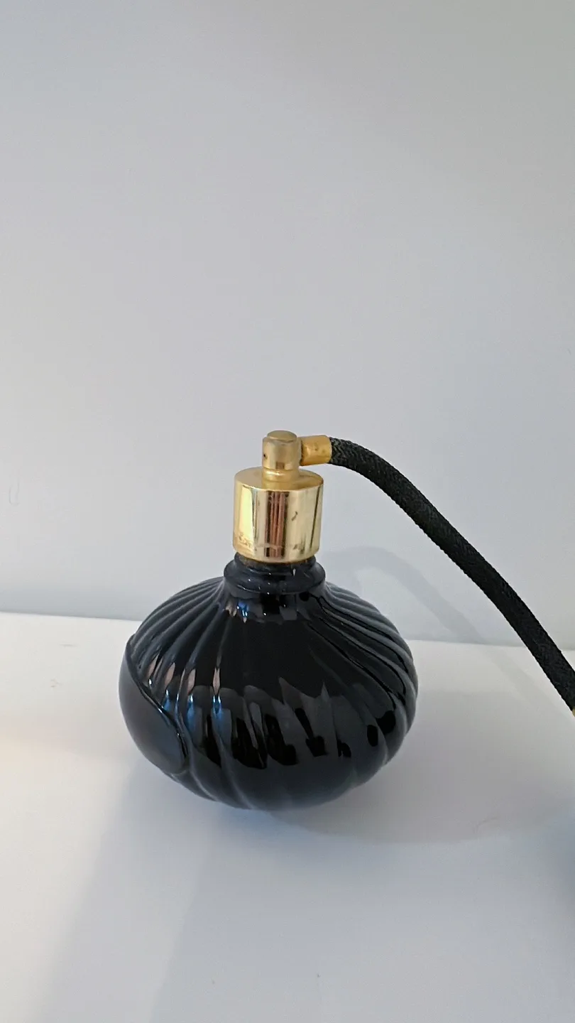 Vintage Black Perfume Atomizer Bottle-Made in France image indicator(6)