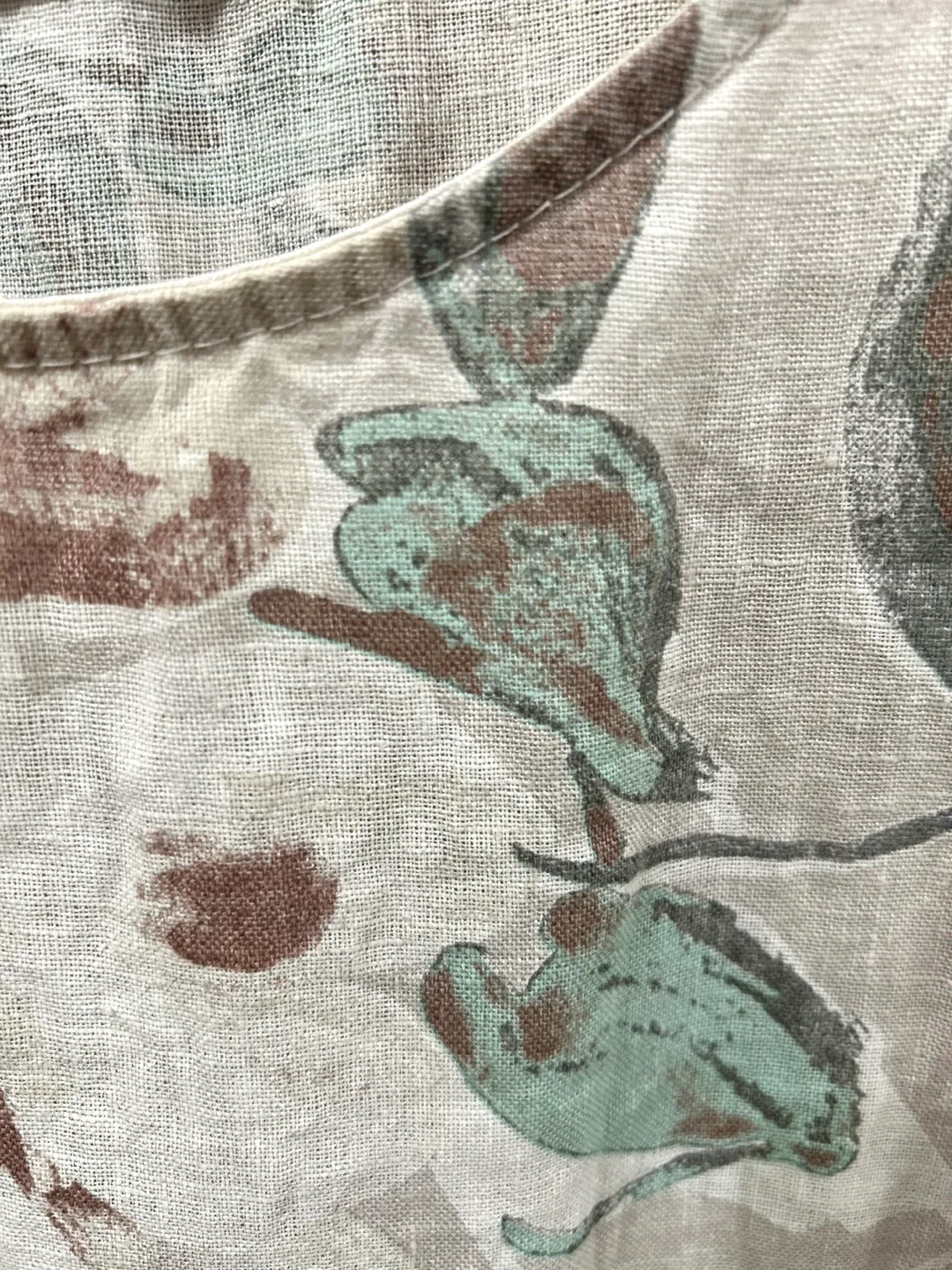Terzo Millennio (Italian) Linen Floral Top image indicator(4)