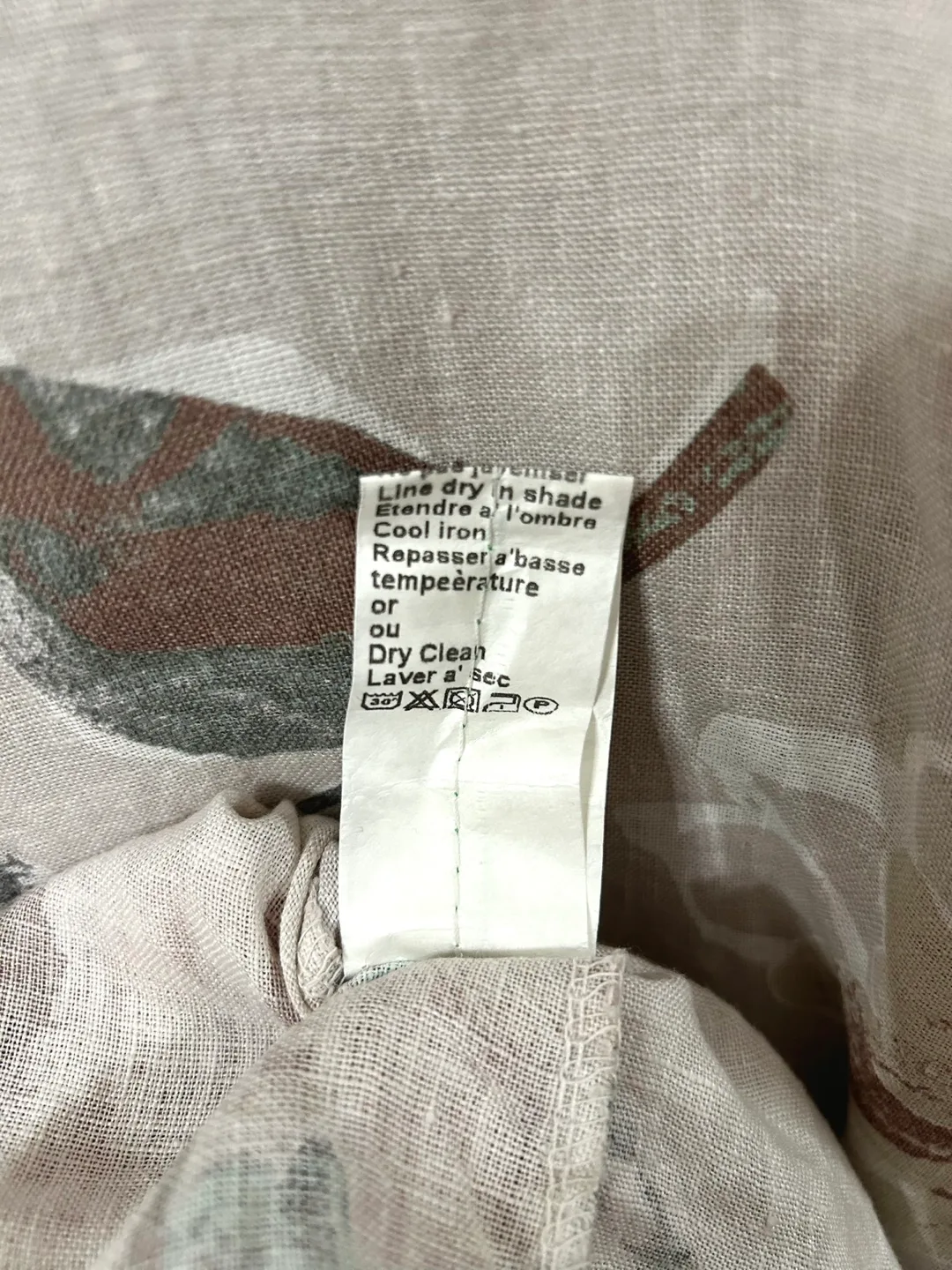 Terzo Millennio (Italian) Linen Floral Top image indicator(8)