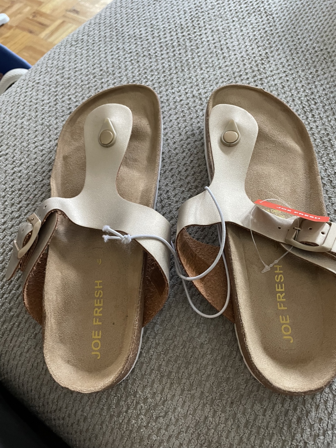 Joe Fresh Gold Sandals Size 9